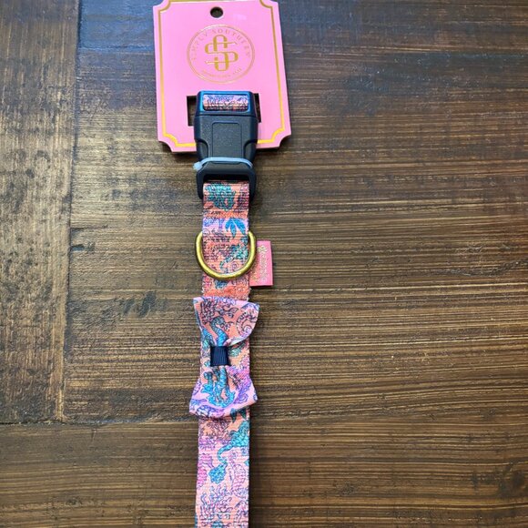 Simply Southern Large 18"-26" Inches Dog Collar with Bow/Sea Horses ~ NWT - Picture 1 of 2